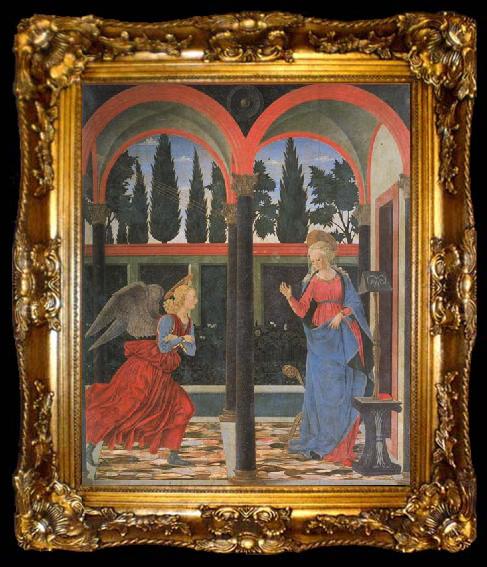 framed  Alessio Baldovinetti The Annunciation, ta009-2